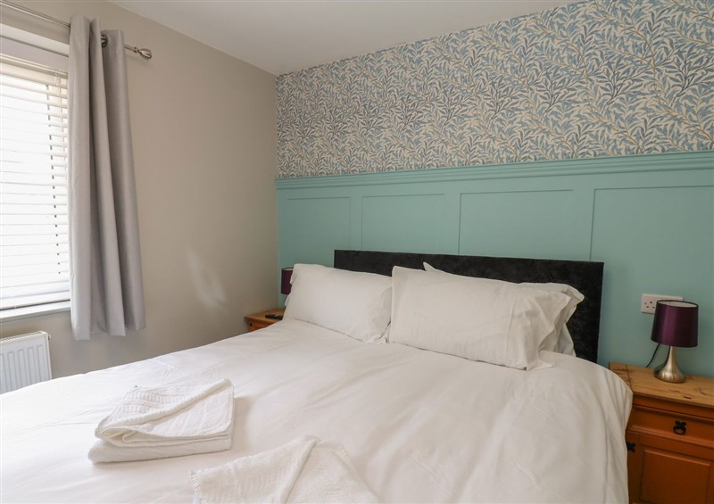 This is the bedroom at Spacious Cottage Number 9, Brandon