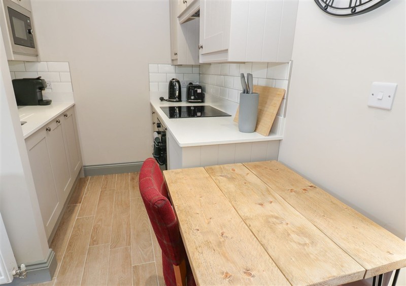 This is the kitchen at Spacious Cottage Number 9, Brandon
