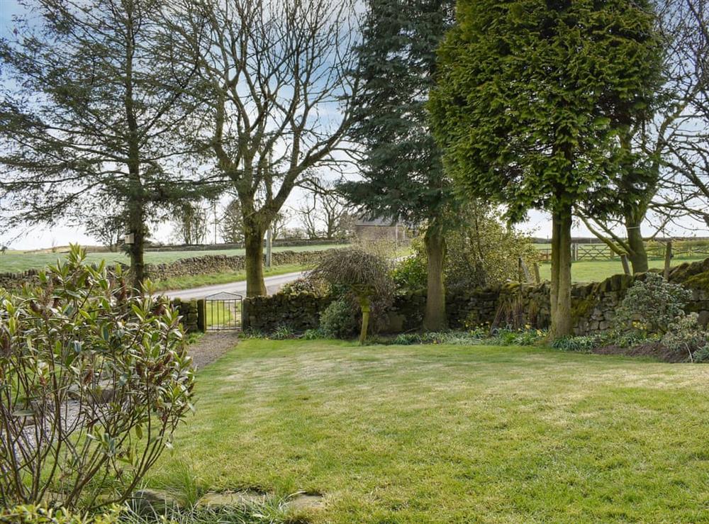 Garden at Span Carr Cottage in Ashover, near Chesterfield, Derbyshire