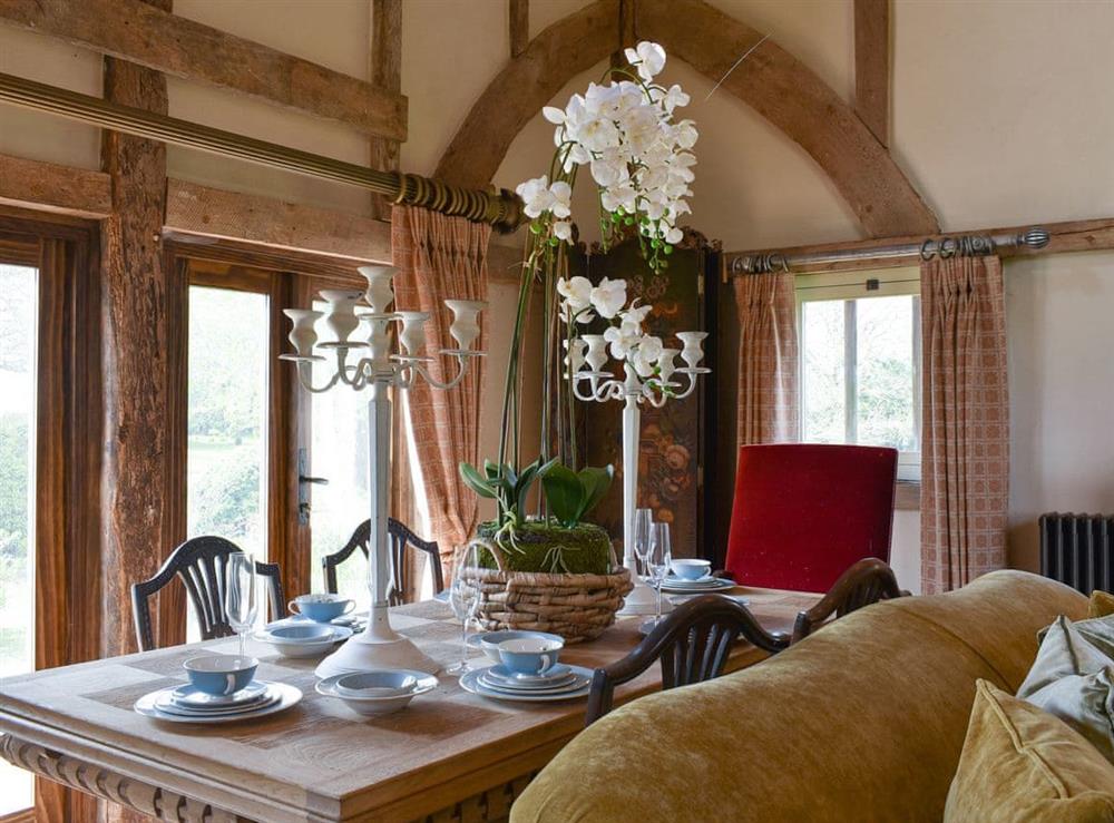 Dining Area at Sparr Farm Barn in Wisborough Green, near Billingshurst, West Sussex