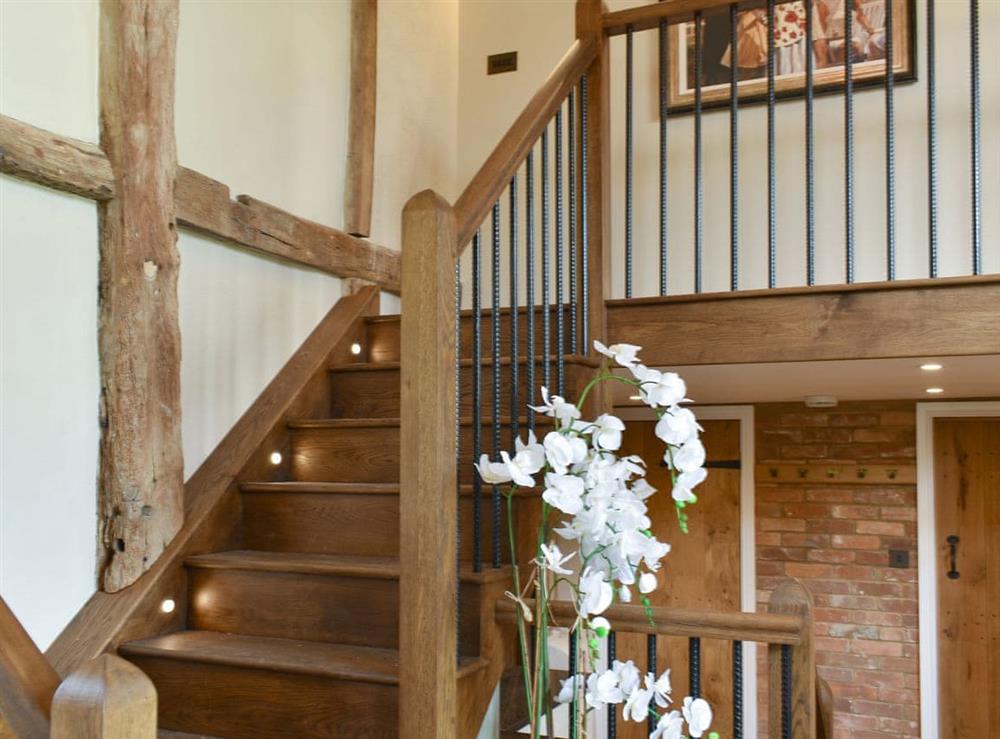 Stairs at Sparr Farm Barn in Wisborough Green, near Billingshurst, West Sussex