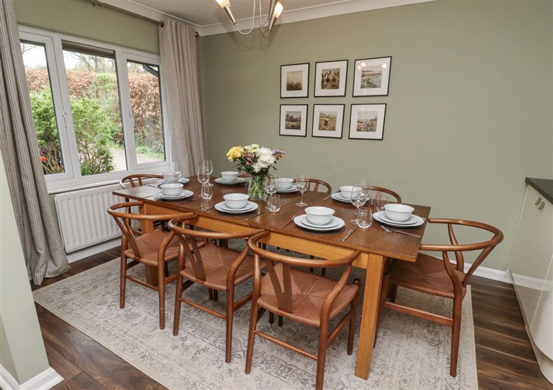 The dining room at Sparrow House, Alnwick