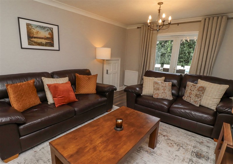 The living area at Sparrow House, Alnwick