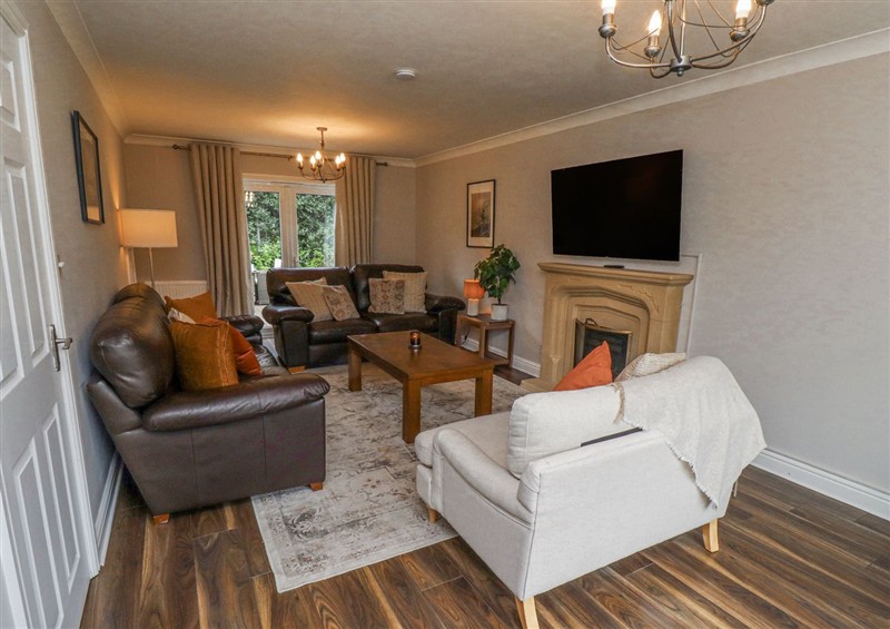 The living room at Sparrow House, Alnwick