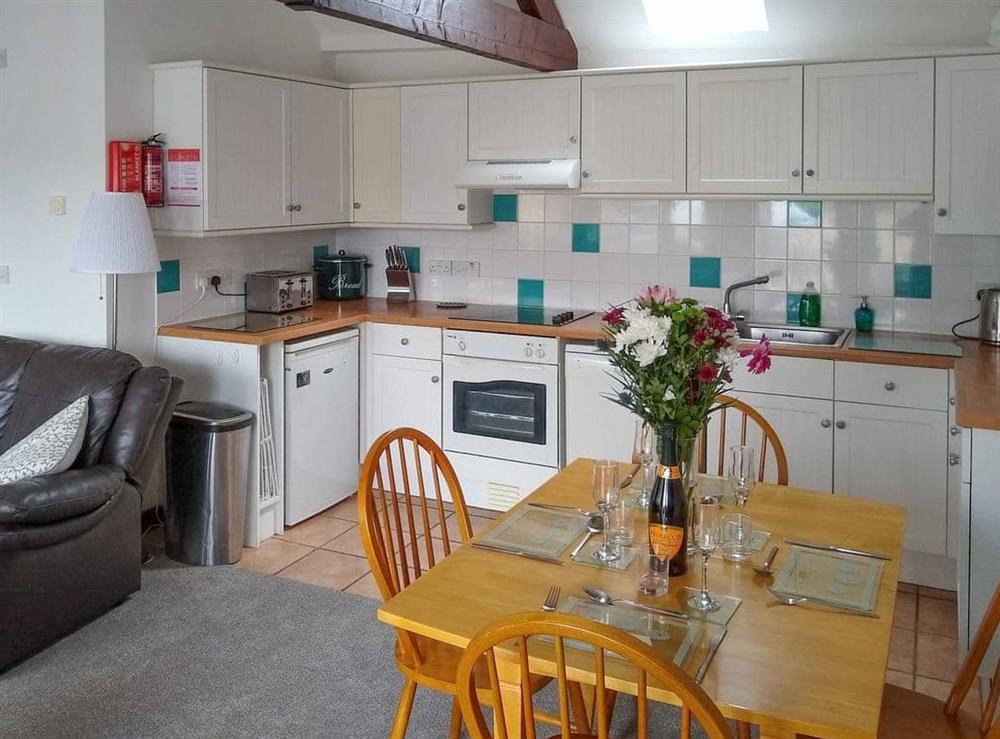 Convenient dining area and kitchen at Sparrow in Shipton Gorge, Dorset