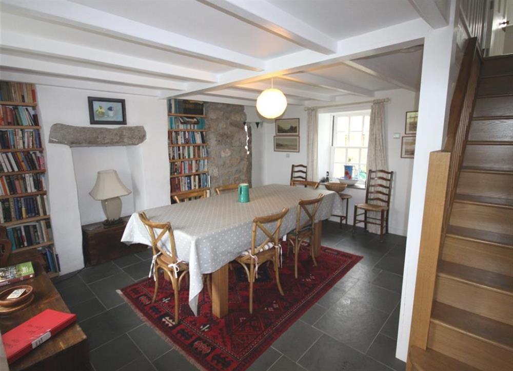 Spacious dining room at Sparrows Nest in Mousehole