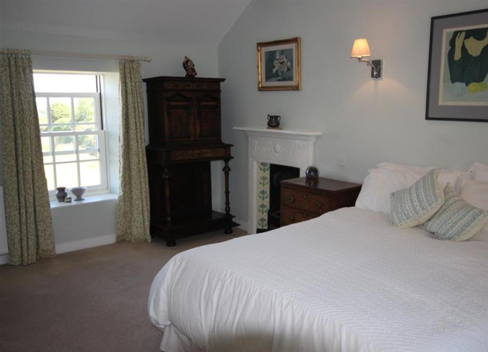 Spacious double bedroom with views at Sparrows Nest in Mousehole