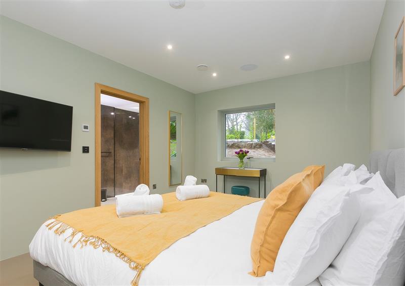 One of the bedrooms at Sparrows Nest, St Ives
