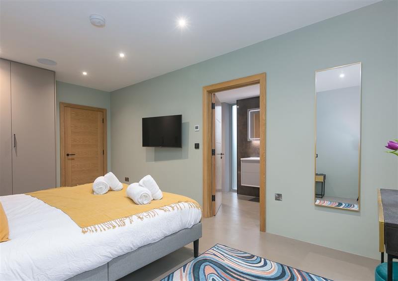 This is a bedroom at Sparrows Nest, St Ives