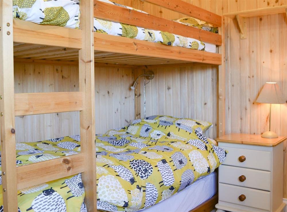 Bunk bedroom at Sparrows Nest in Yanwath, near Penrith, Cumbria
