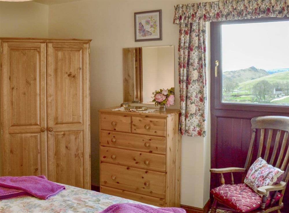 Delightful double bedroom with lovely countryside views at Speedwell Corner in Earl Sterndale, near Buxton, Derbyshire