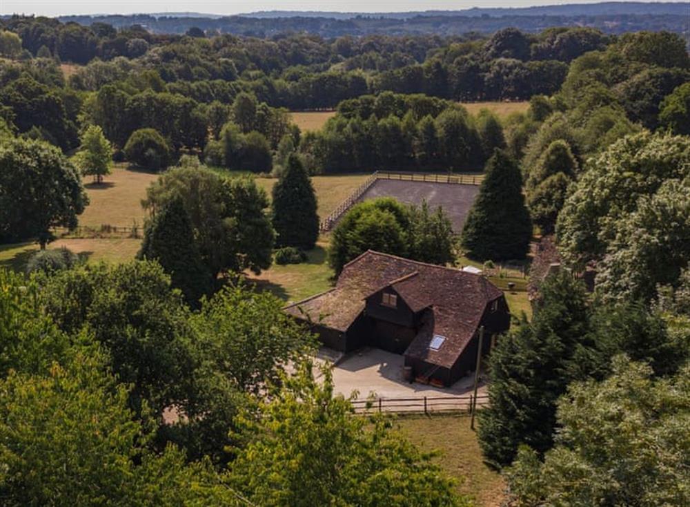 Aerial view (photo 2) at Spilstead Barn in Sedlescombe, England