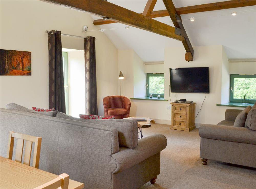well presented pen plan living space at Spindlestone Mill Apartments -The Loft in Belford, near Bamburgh, Northumberland