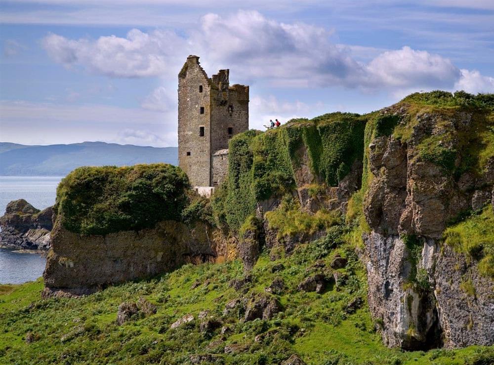 Gylen castle isle of Kerrera at Spindrift in Benderloch, Argyll