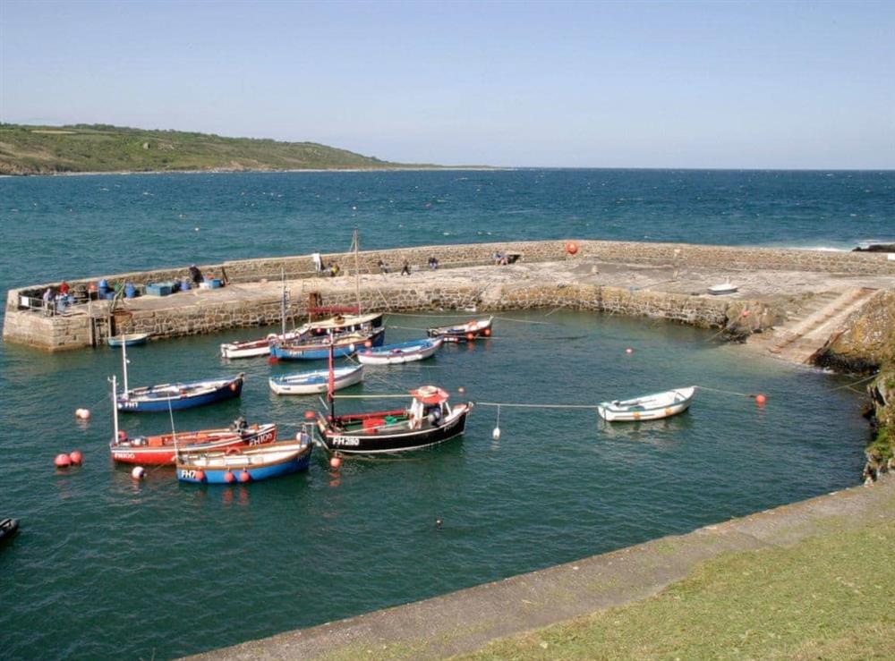 Coverack Harbour at Spindrift in Coverack, near Helston, Cornwall