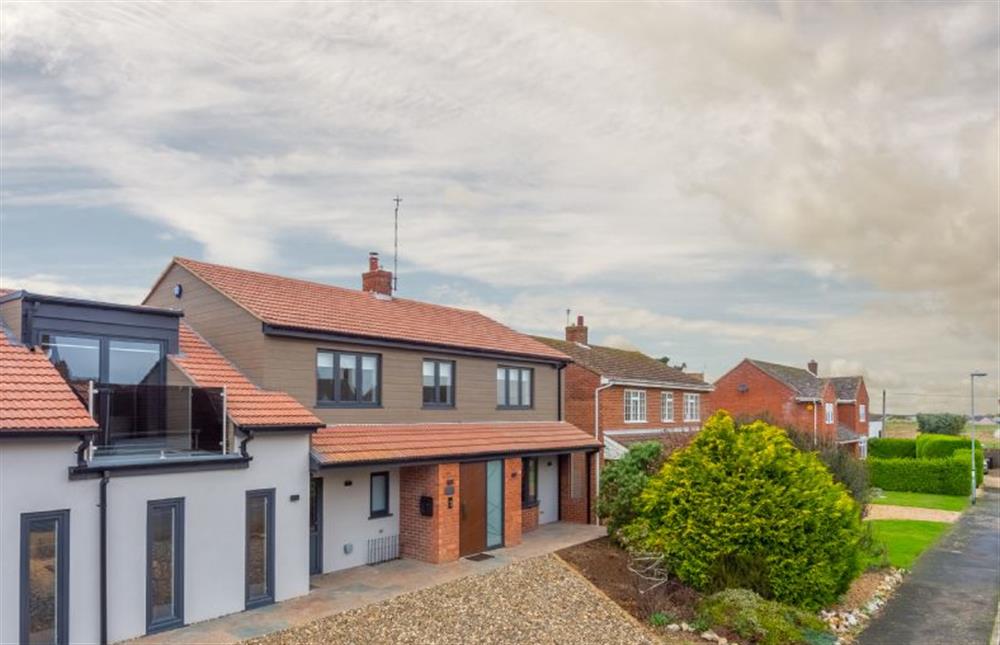The property sits in a quiet cul-de-sac in sought after Old Hunstanton at Spindrift, Old Hunstanton