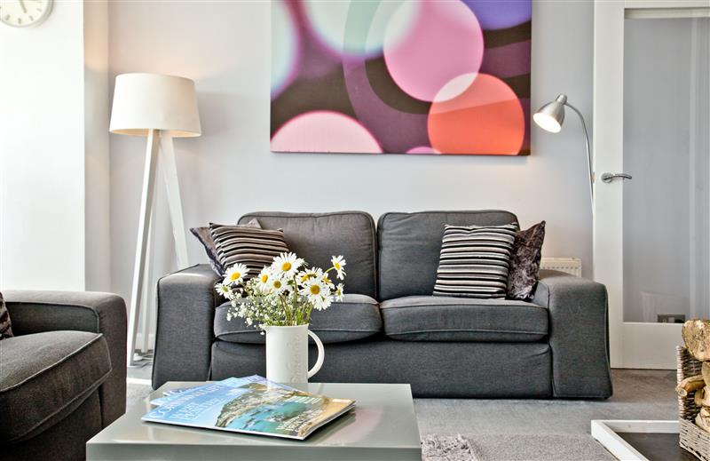 Relax in the living area at Spindrift, Cornwall