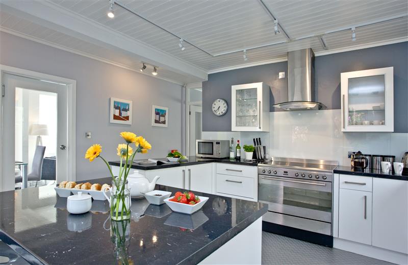 This is the kitchen (photo 2) at Spindrift, Cornwall
