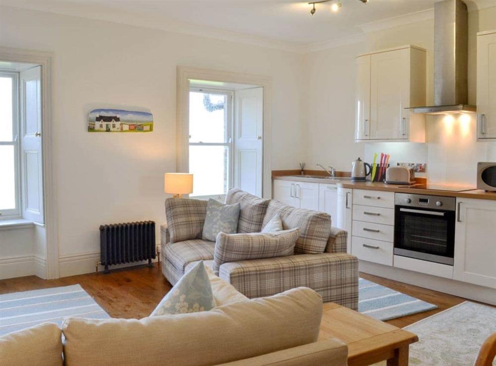 Well presented open plan living/dining room/kitchen at Spindrift in Rhydyfelin, near Aberystwyth, Dyfed