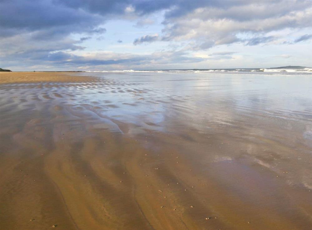 Long sandy beaches invite long walks at Spindrift in Seahouses, Northumberland
