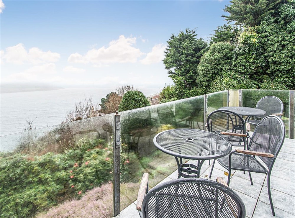 Balcony at Spindrift in St Mawes, Cornwall