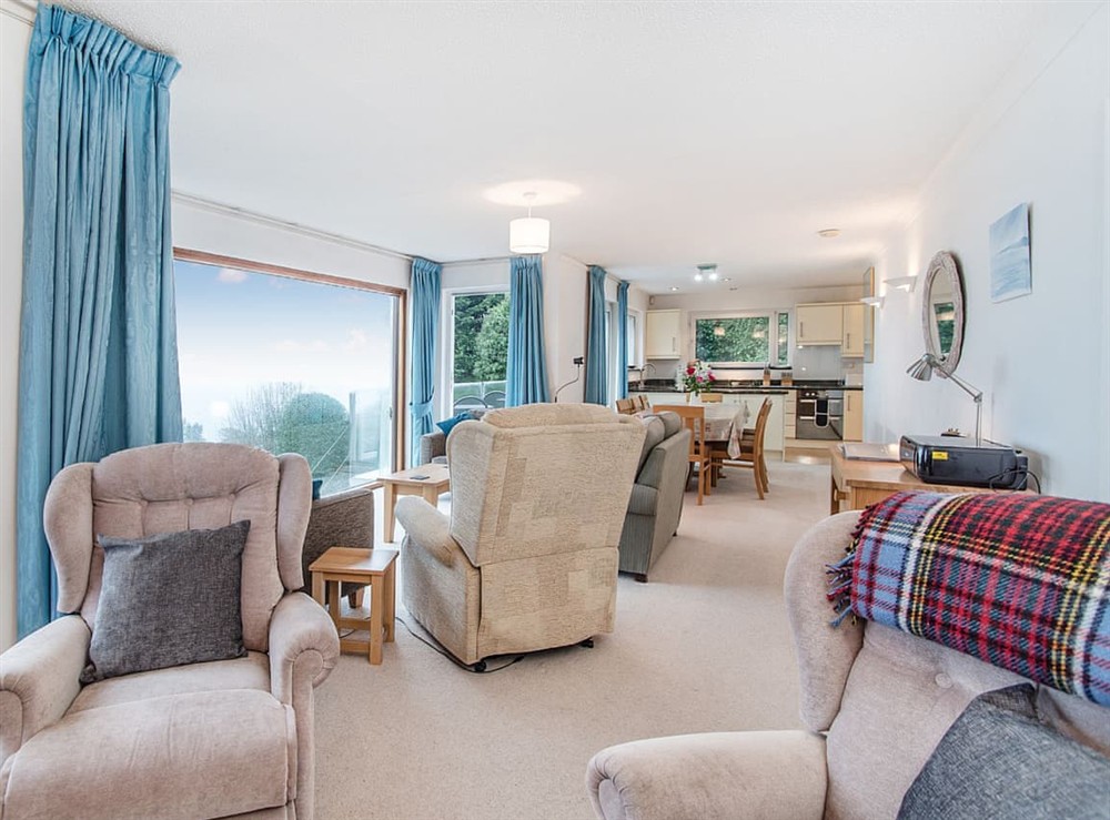 Living area (photo 6) at Spindrift in St Mawes, Cornwall