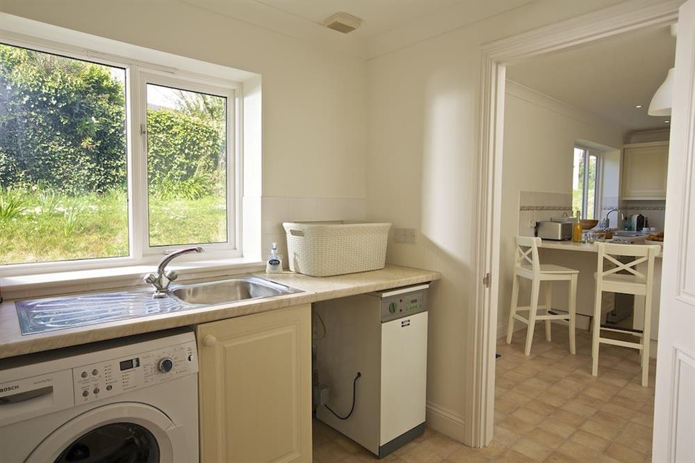 Utility area next to the kitchen at Spindrift in , Thurlestone