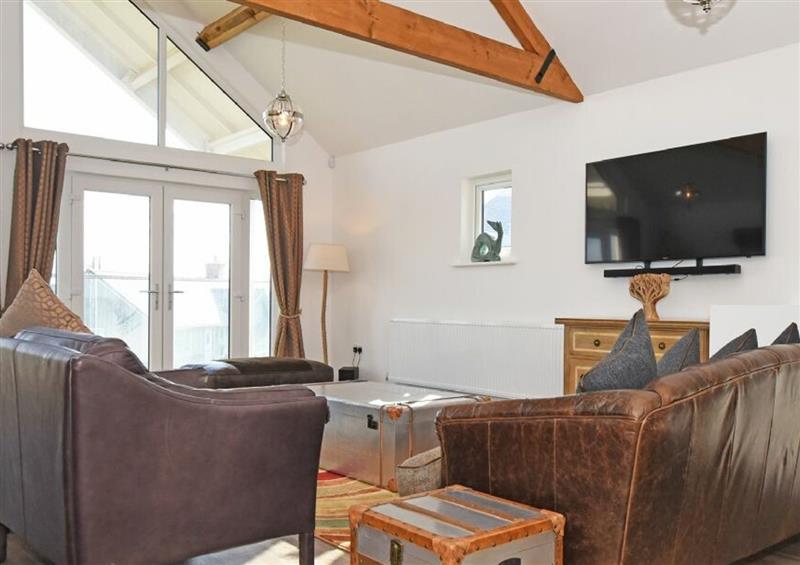 The living area at Spindrifter, Beadnell