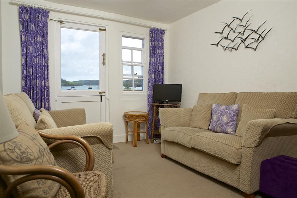 Cosy and comfortable sitting room at Spinnaker Cottage in , Salcombe