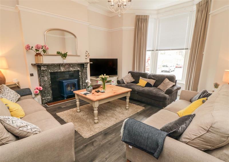 Relax in the living area at Spinnaker House, Scarborough