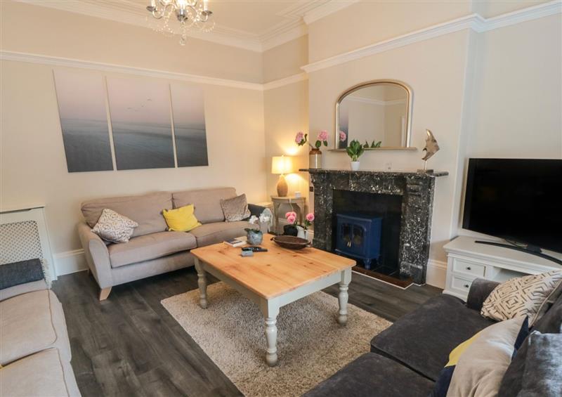 This is the living room at Spinnaker House, Scarborough