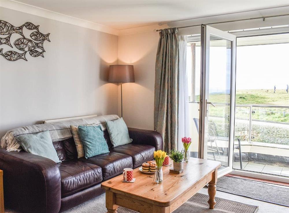 Living area at Spinnaker in Newquay, Cornwall