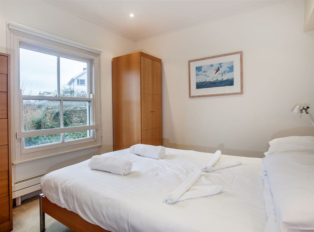 Bedroom at Spinnaker in St Mawes, Cornwall
