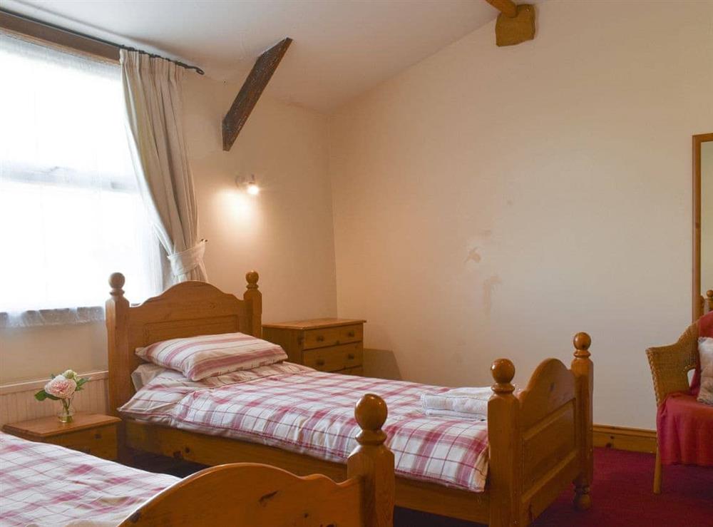 Twin bedroom at Spinnaker in Staithes, near Whitby, Cleveland