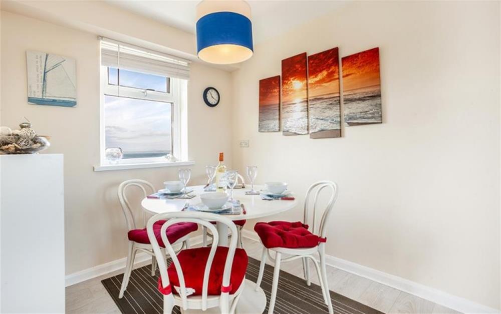 The attractive dining area at Spinnaker in Thurlestone