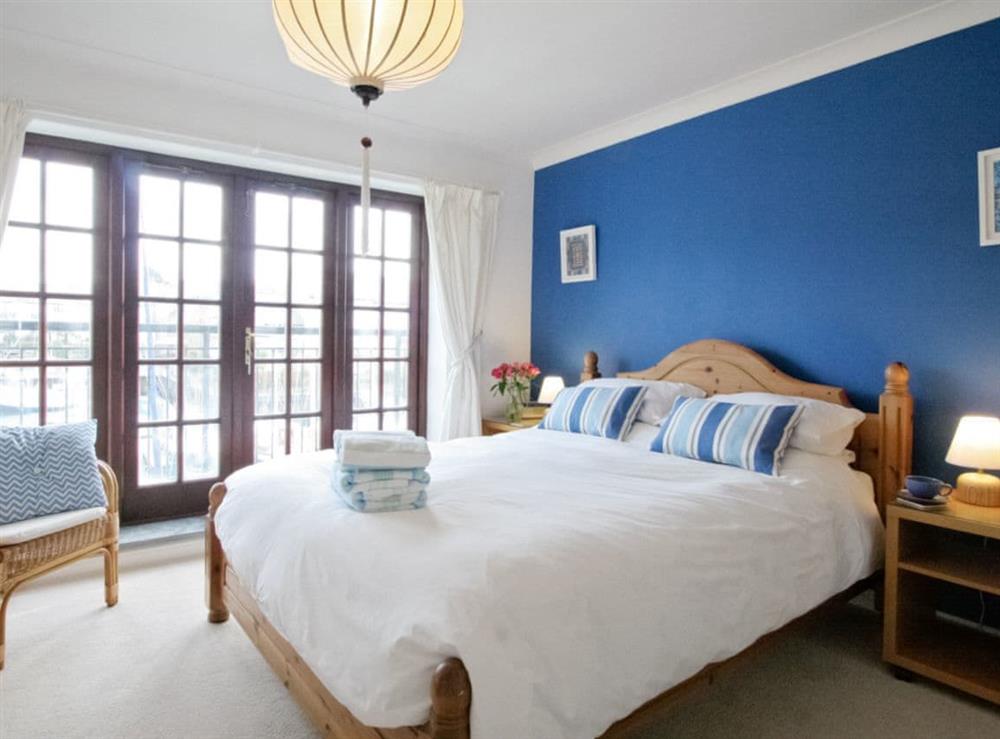 Double bedroom at Spinnakers in Falmouth, Cornwall