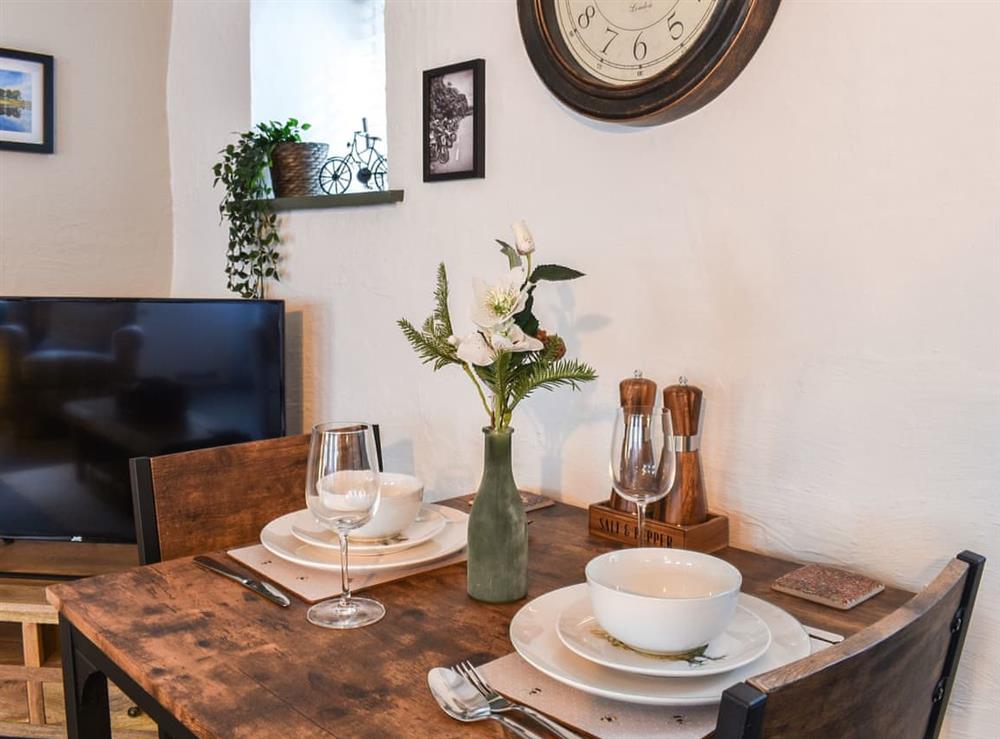 Dining Area at Spinners Cottage in Carnforth, Cumbria
