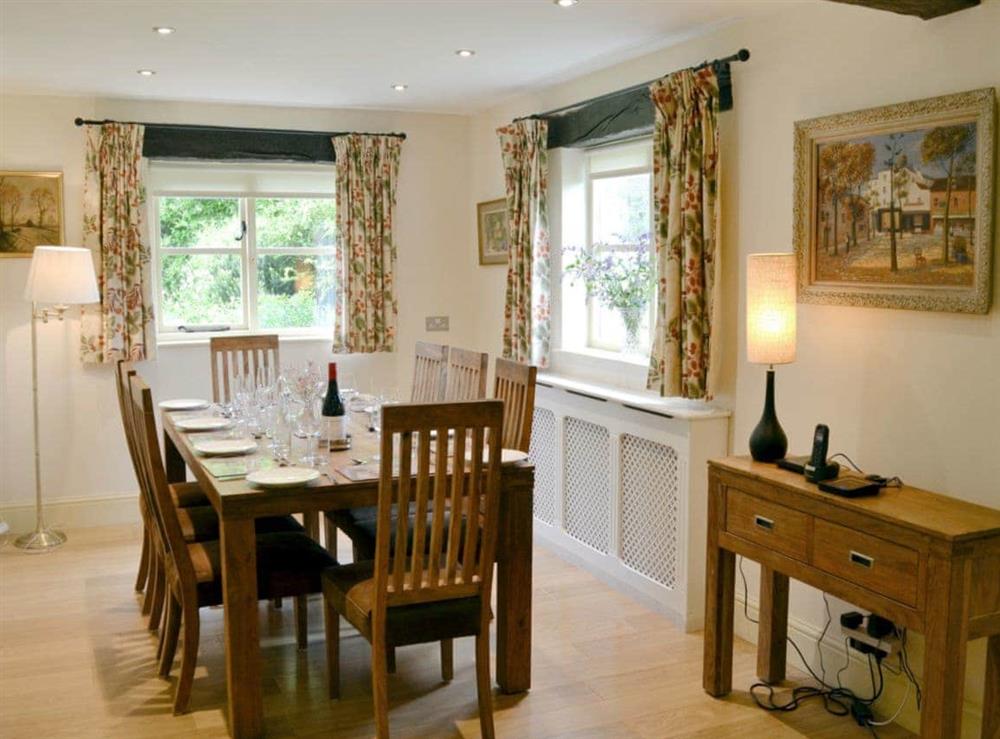 Lovely dining room at Spinney Cottage in Sheldon, Bakewell, Derbys., Derbyshire