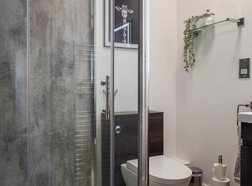 Bathroom at Spire View Cottage in Olney, Buckinghamshire