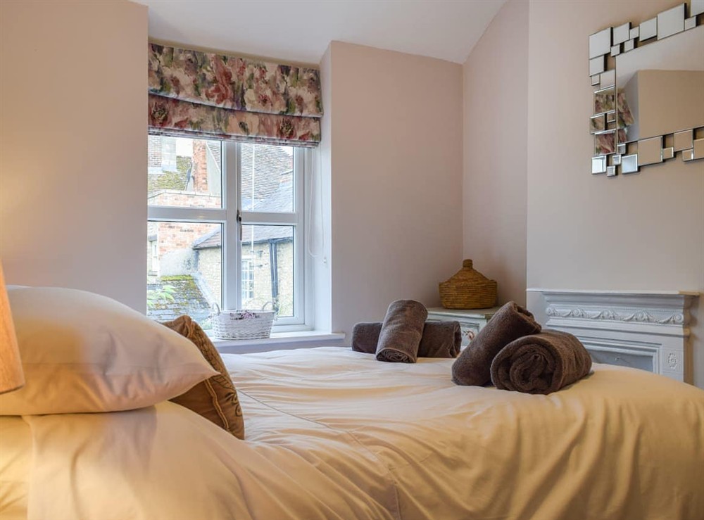Double bedroom at Spire View Cottage in Olney, Buckinghamshire