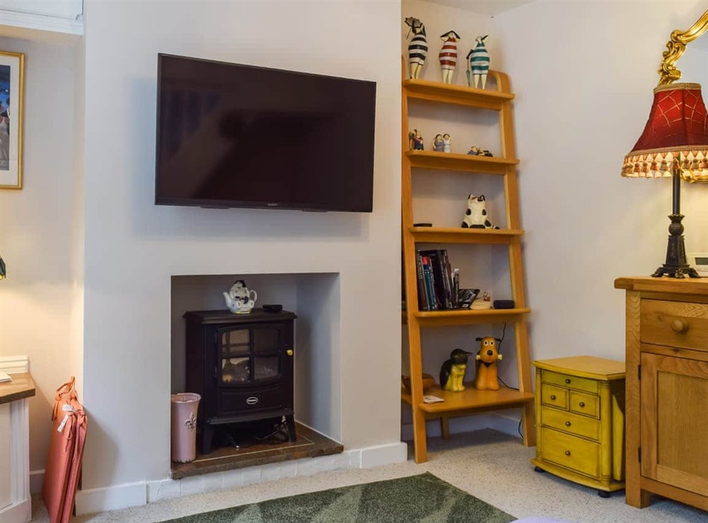 Living area at Spire View Cottage in Olney, Buckinghamshire