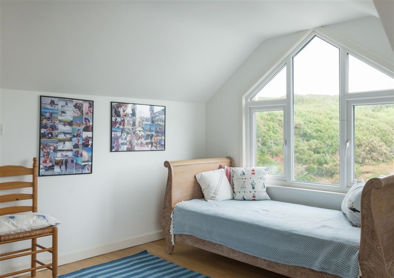 One of the bedrooms at Splits, Daymer Bay