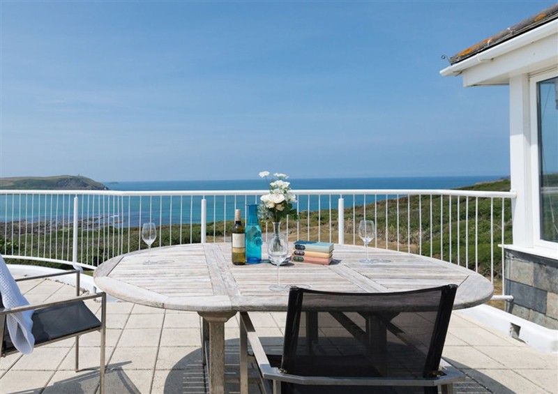 The perfect place to take seat at Splits, Daymer Bay