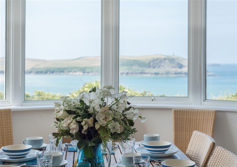 This is the dining room at Splits, Daymer Bay