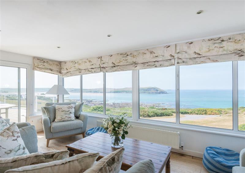 This is the living room at Splits, Daymer Bay