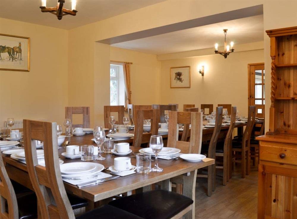 Large dining room (photo 2) at Sporting Heights in Clows Top, near Kidderminster, Worcestershire