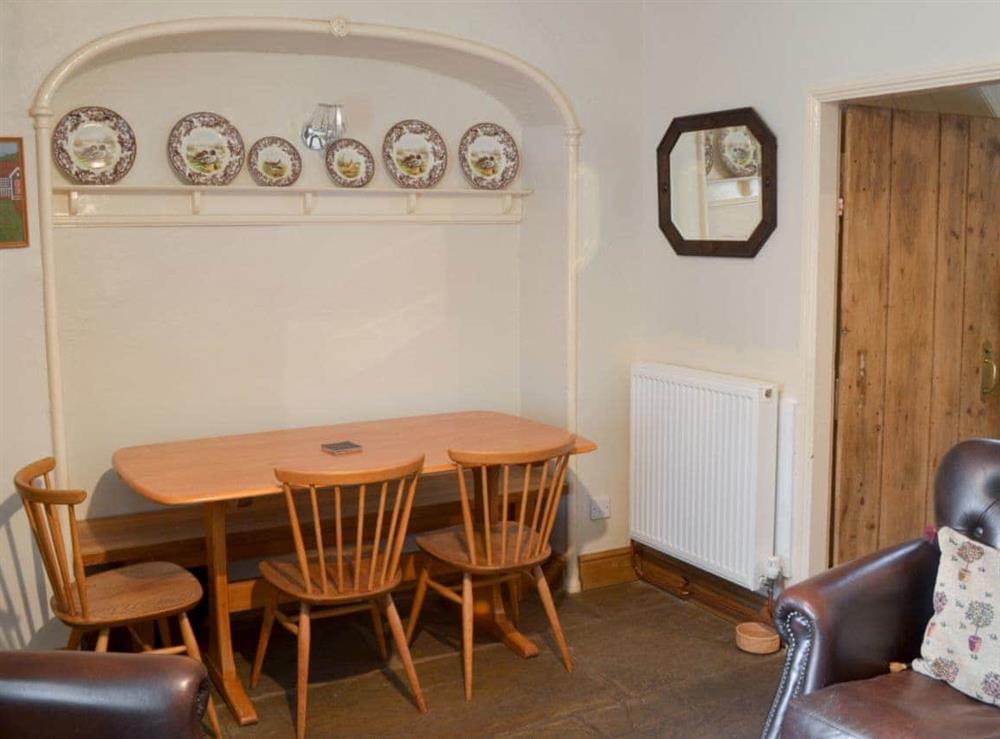 Dining area at Spoutscroft Cottage in Austwick, near Settle, North Yorkshire