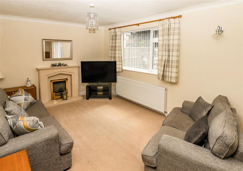 The living room at Spring Close, Southport