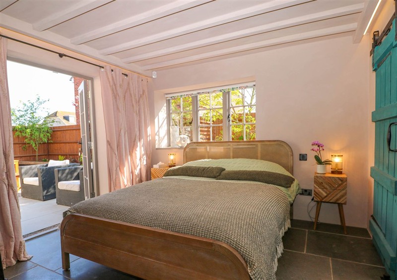 One of the 4 bedrooms at Spring Cottage, Arundel