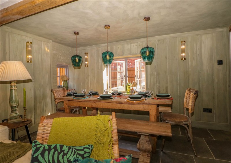 The dining area at Spring Cottage, Arundel
